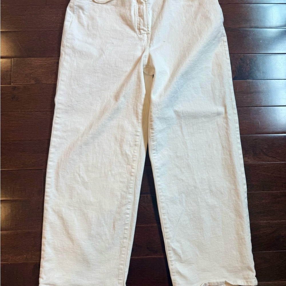 Madewell Perfect Vintage Crop Wide Leg Jeans